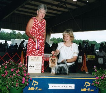 Shown winning BOS under Judge Jane Forsyth